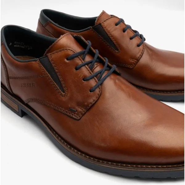 14621-24 Mens Leather Shoes Brown