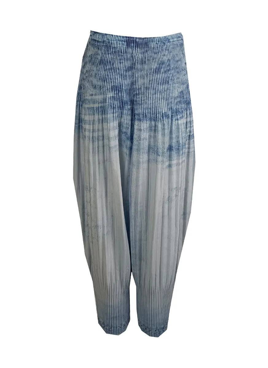 3240002 Tie Dye Pleated Pants