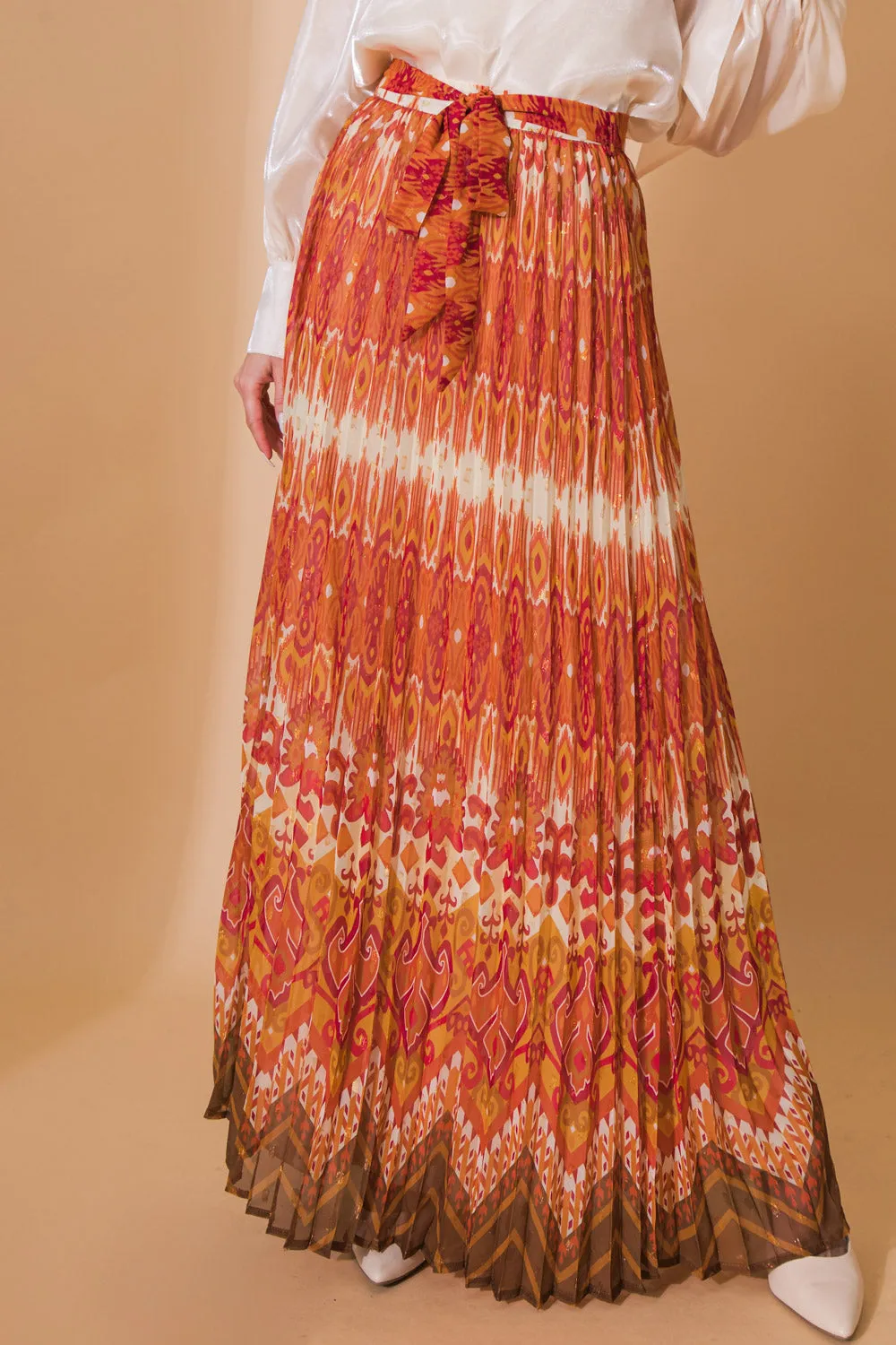 A POINT IN TIME WOVEN MAXI SKIRT