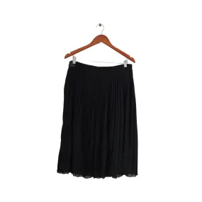 Abercrombie & Fitch Black Pleated Midi Skirt | Brand New |