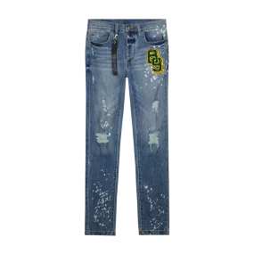 Academia Dark Blue Jeans