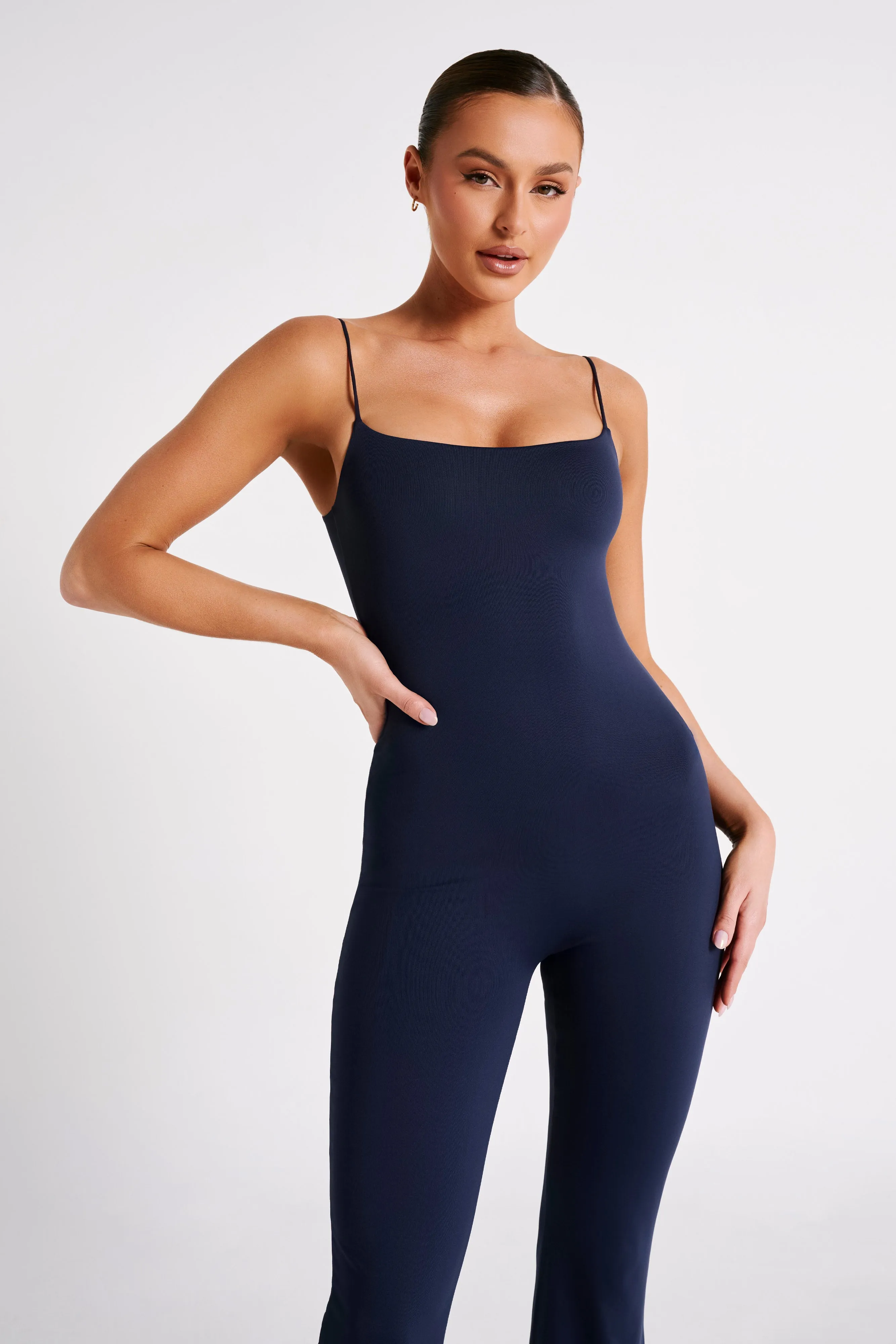 Adelaide Recycled Nylon Jumpsuit - Navy