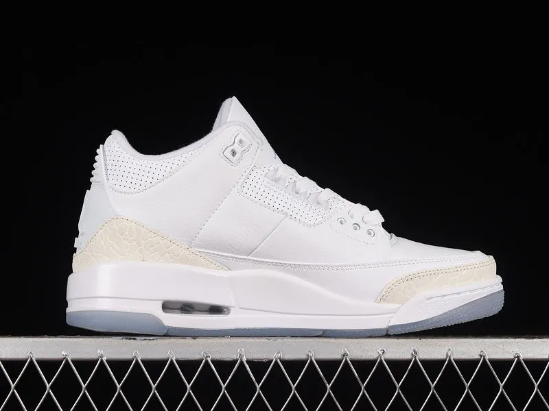 AIR JORDAN 3 RETRO PURE MONEY WHITE/WHITE-WHITE