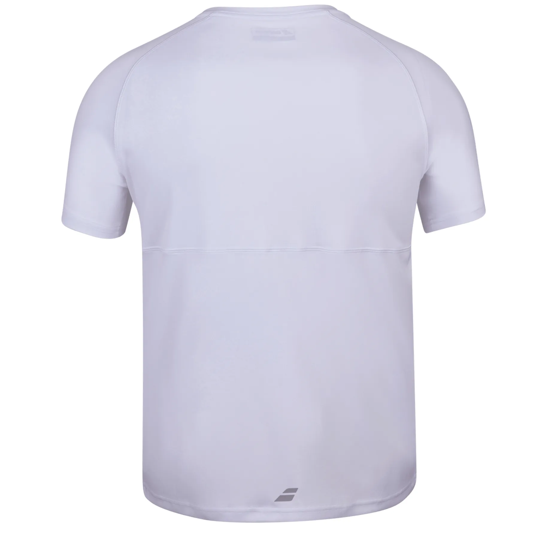 Babolat Play Crew Neck Boy Tee - White/White