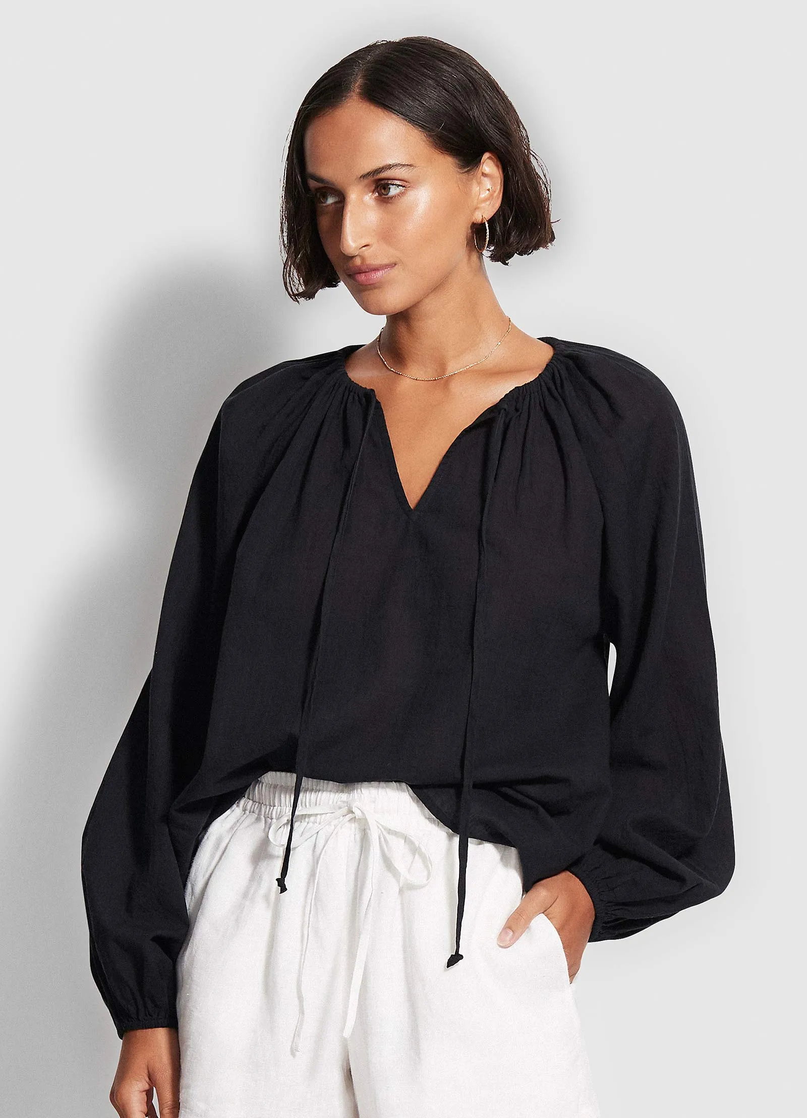 Beach Edit Summer Top - Black