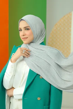 Bimu Pleated Shawl - Storm