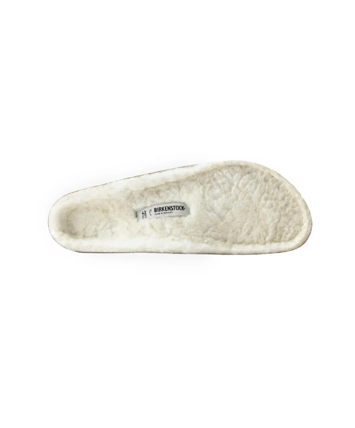 Birkenstock Home Shoes Shearling White Footbed