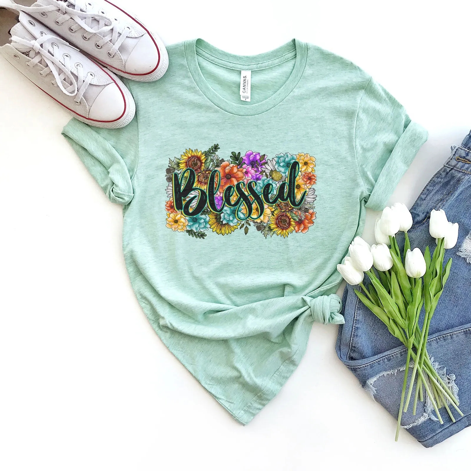 Blessed Summer Flower Tee