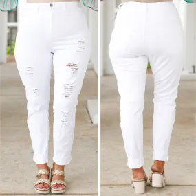 Bring It Around Town Jeans, White