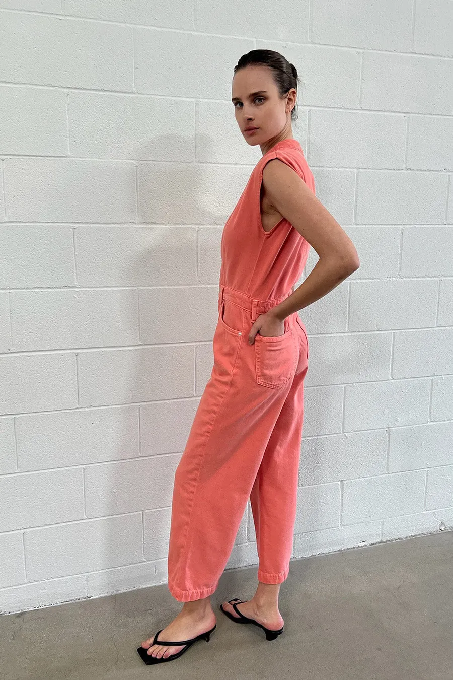 Camden Jumpsuit - Living Coral