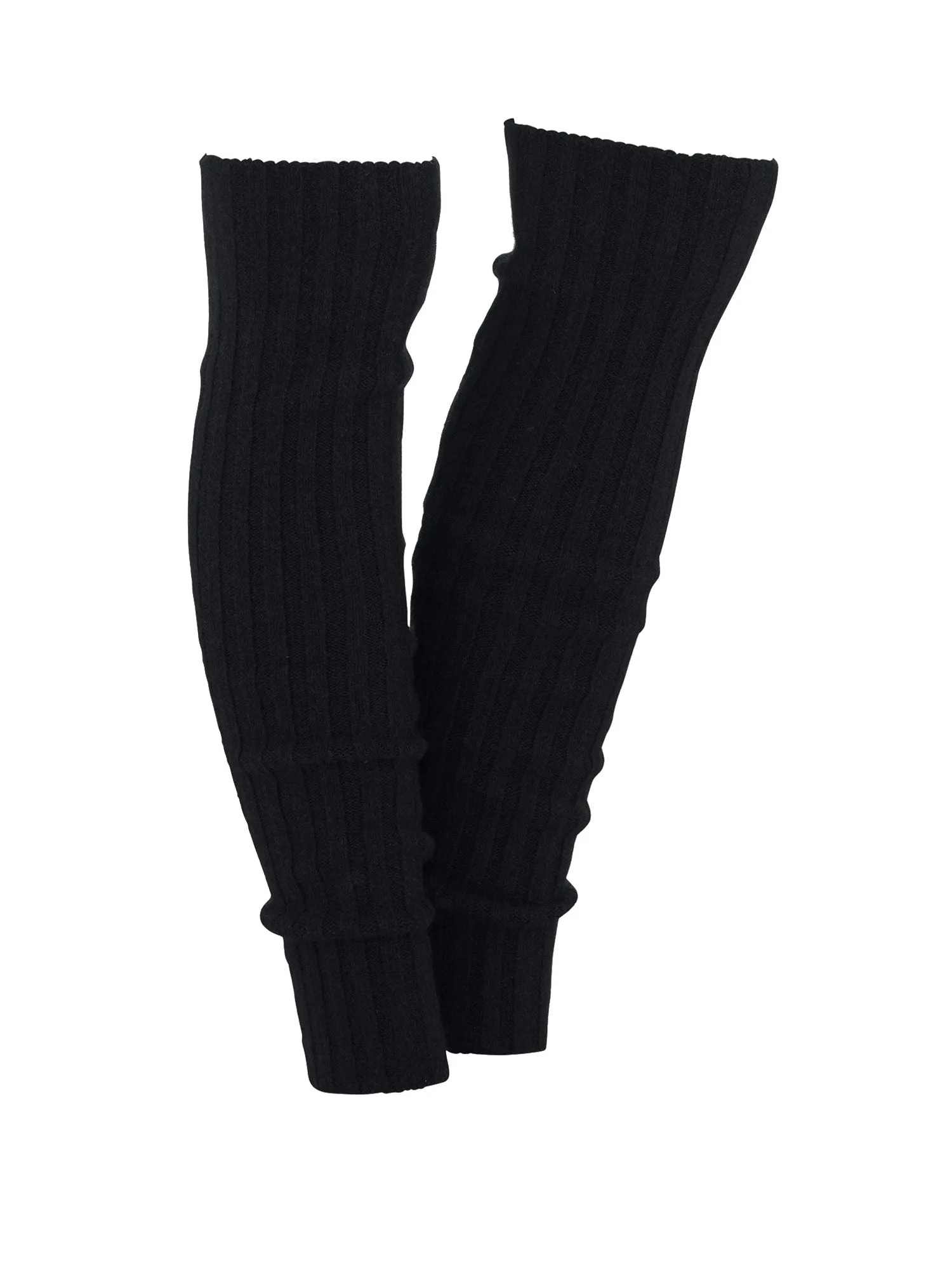 Cashmere leg warmers "Leggings" - black