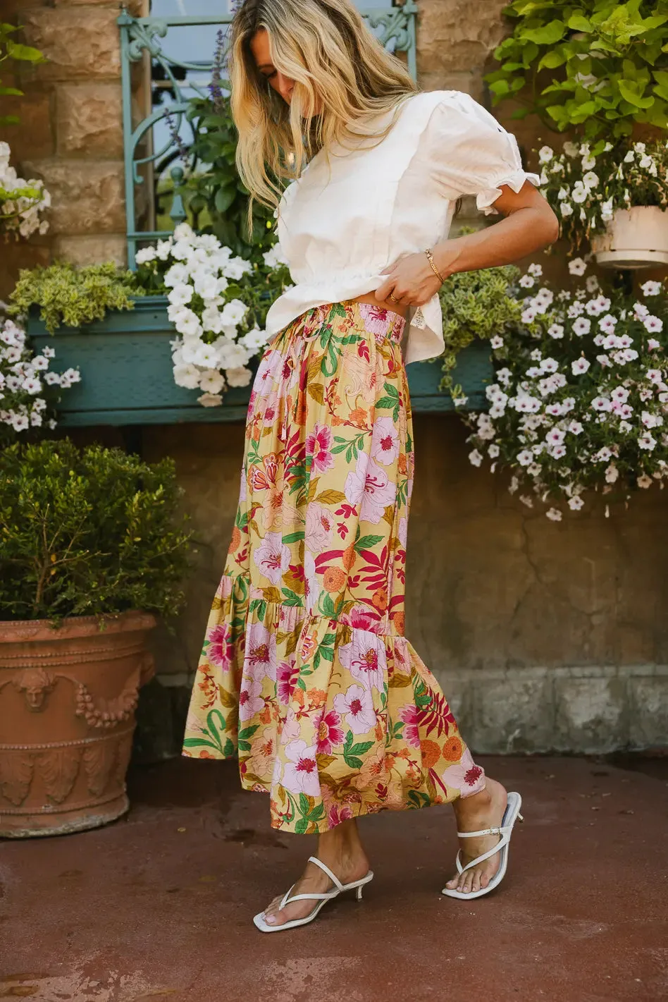 Cecily Floral Skirt