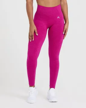 Classic Seamless 2.0 Leggings | Fuchsia Marl