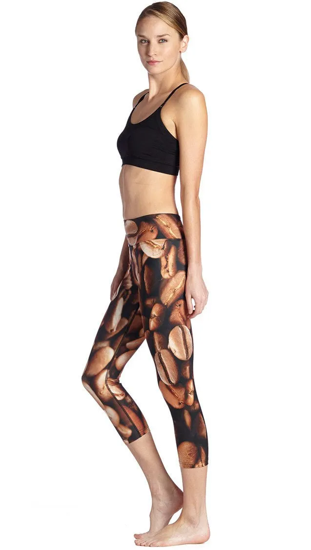 Coffee - Triathlon Capri Leggings - CUSTOM ORDER