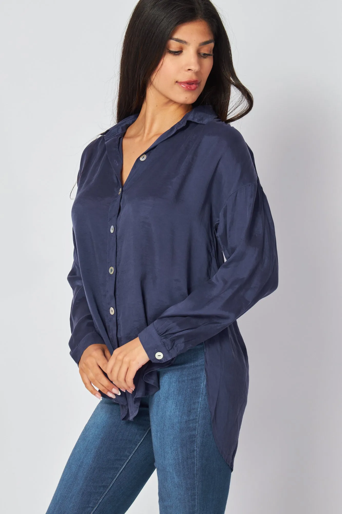 Flowy Beach Shirt - Summer Night