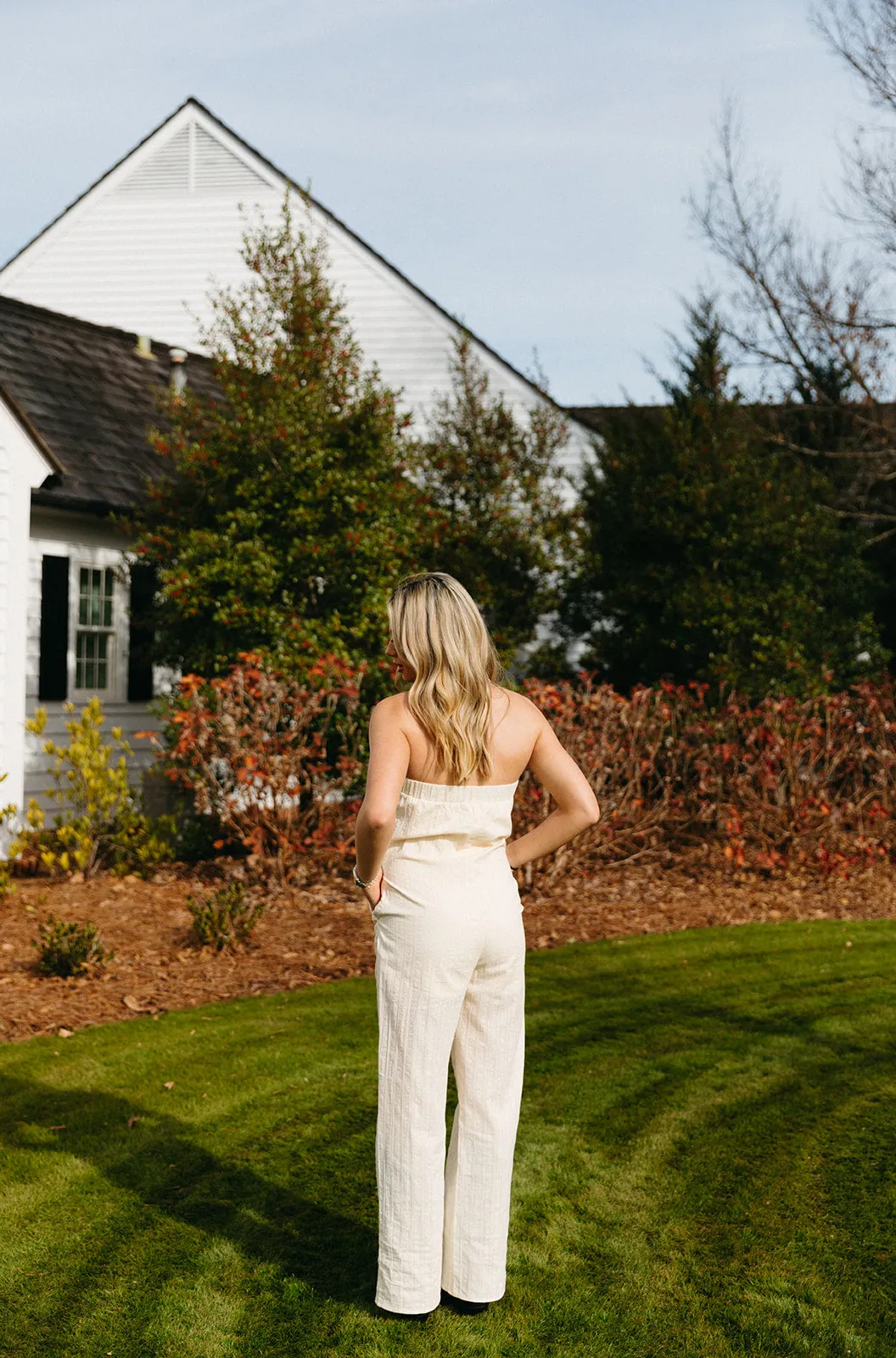 Just Saying Jumpsuit - Cream