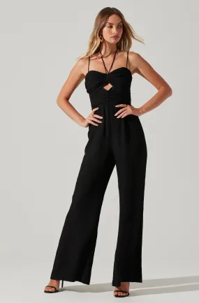 Kamora Front Cutout Jumpsuit