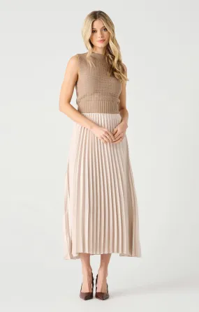 Katie Pleated Midi Skirt