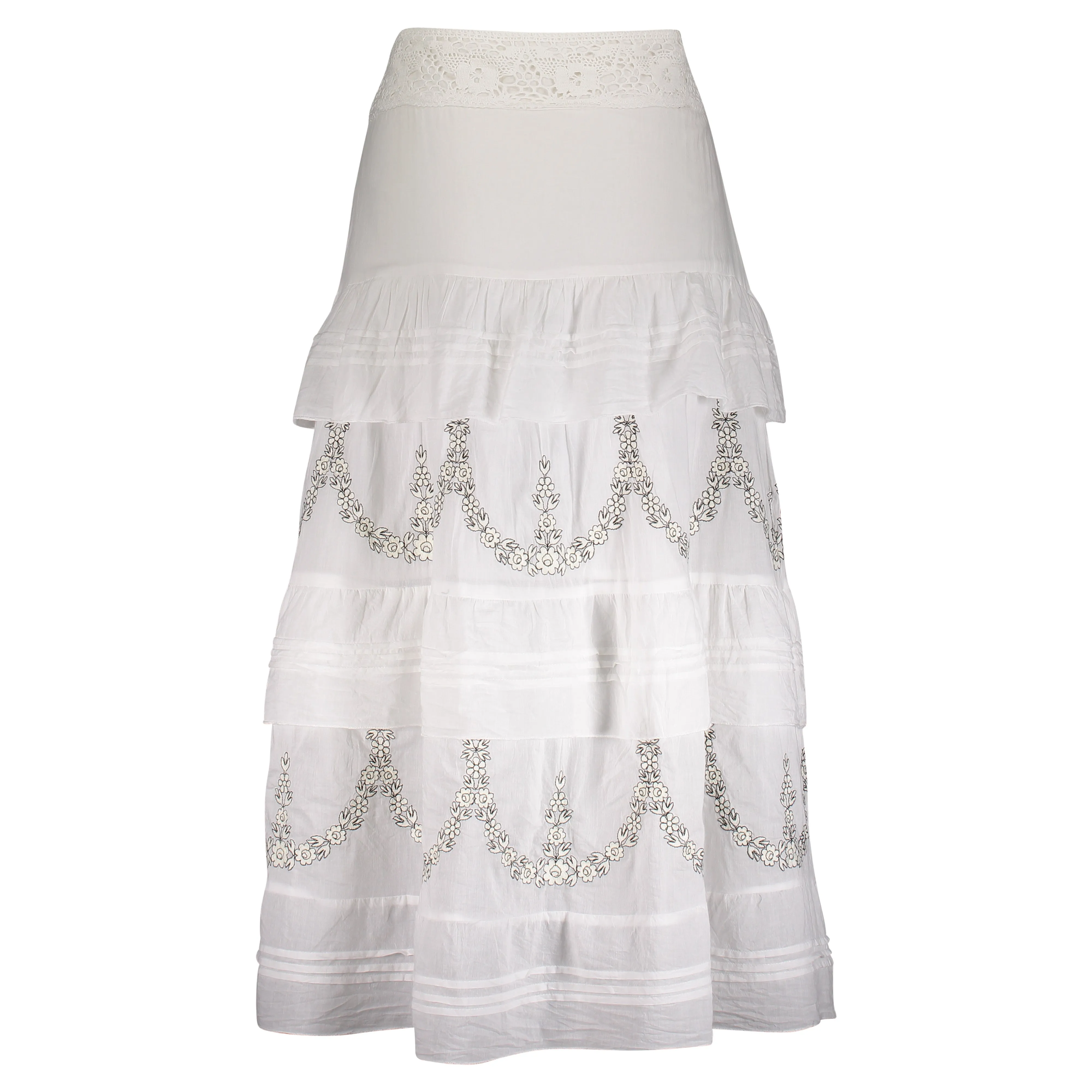 MARIANNE MAXI SKIRT WHITE