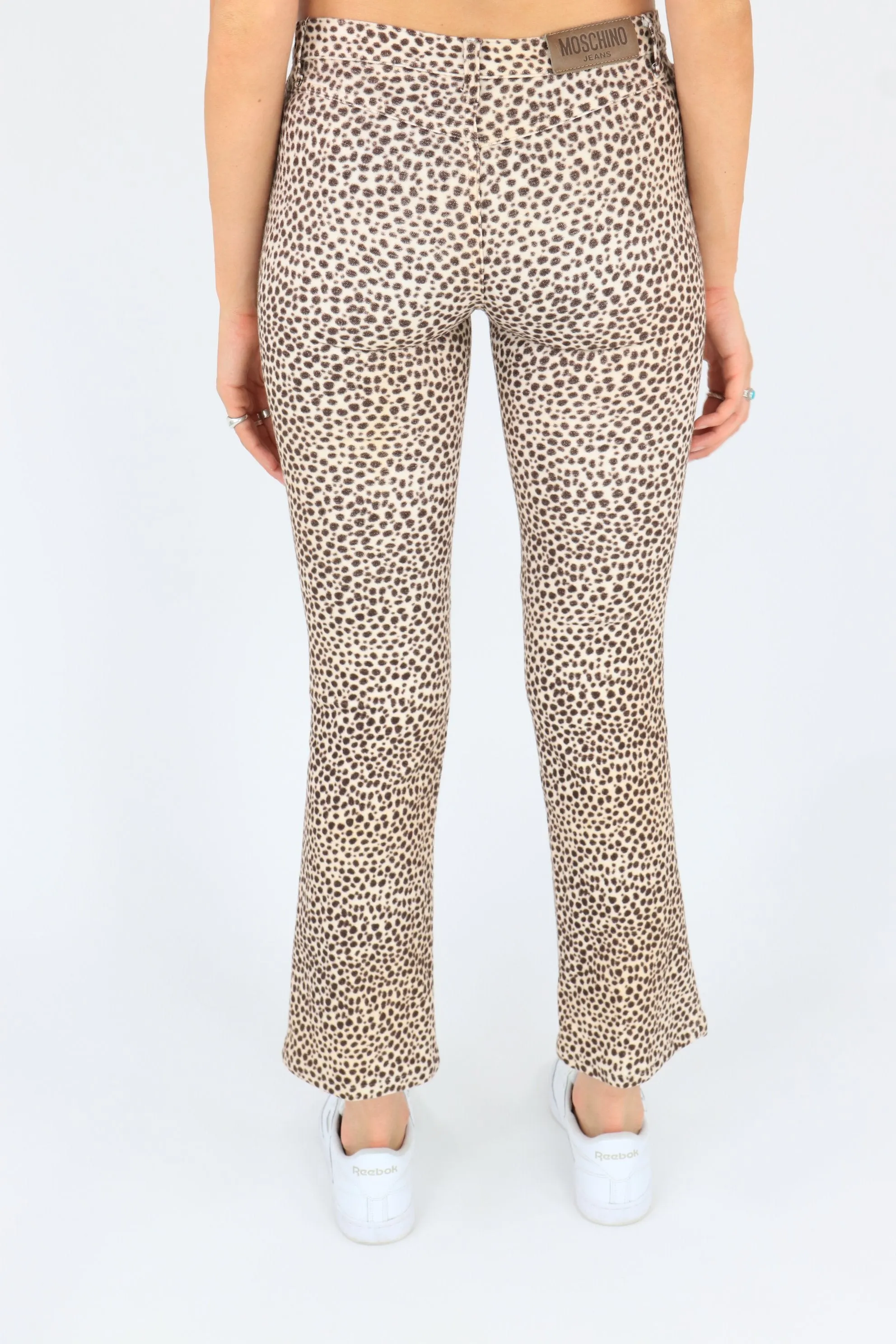 Moschino Jeans Leopard Print UK 8-10