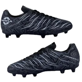 NIVIA Carbonite 6.0 Football Shoes (Solid Black)