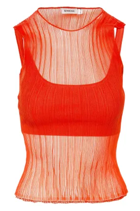 Oakley Flame Pleated Bralette Tank