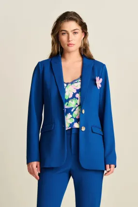 POM AMSTERDAM BLAZER PIQUE INK BLUE