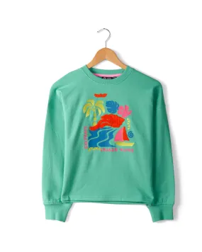 Summer Block - Kids Sweat - Green