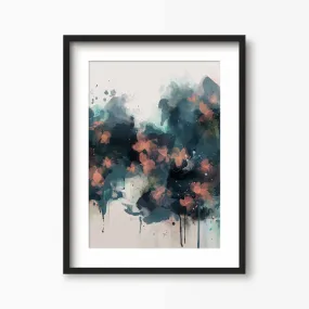 Summer Nights Abstract Floral Print