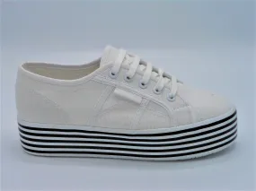 SUPERGA 2790 multicolor white/black white stripes